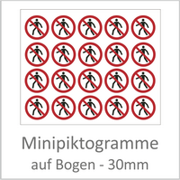 Minipiktogramme 30mm